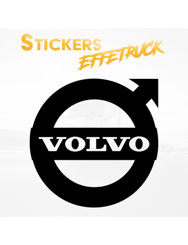 VOLVO LOGO NEW - Adesivo prespaziato Personalizzato