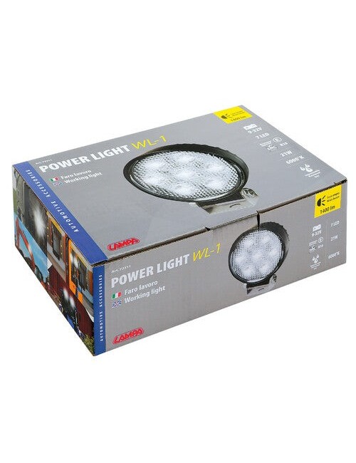 WL-1, faro ausiliario a 7 Led - 10/30V - Bianco