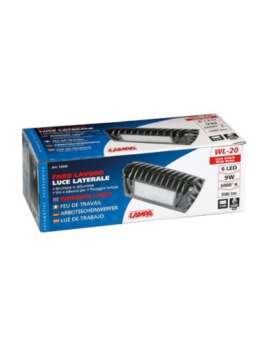 WL-20, faro ausiliario a 6 Led - 9/32V - Bianco