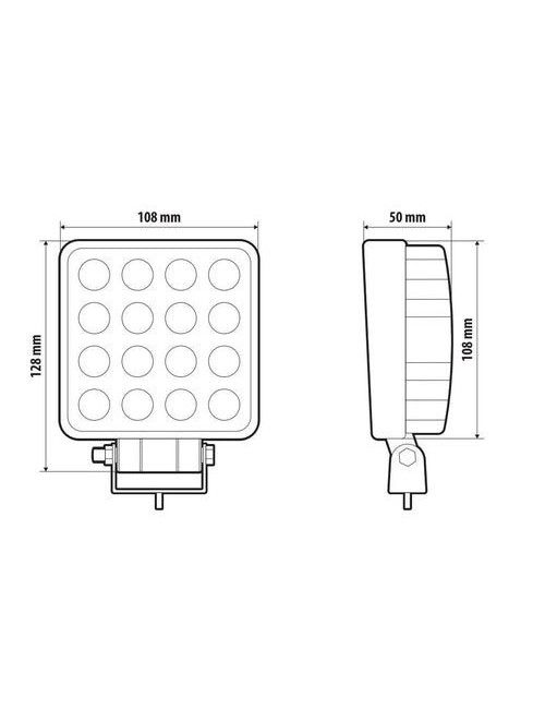 WL-31, faro ausiliario a 16 Led - 9/32V