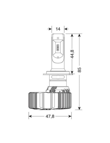 9/32V Halo Led Serie 4 Fit-Master - (H7) - 25W - PX26d - 2 pz - Scatola