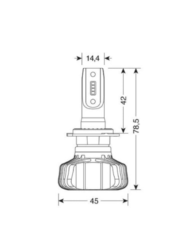 9/32V Halo Led Serie 5 Blaster - (H7) - 20W - PX26d - 2 pz - Scatola