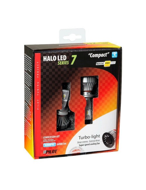 9/32V Halo Led Serie 7 Compact - (H7) - 36W - PX26d - 2 pz - Scatola