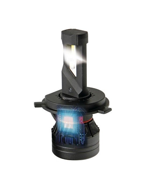 9/32V Halo Led Serie 9 Ultra Power Compact - (H4) - 45W - P43t - 2 pz - Scatola