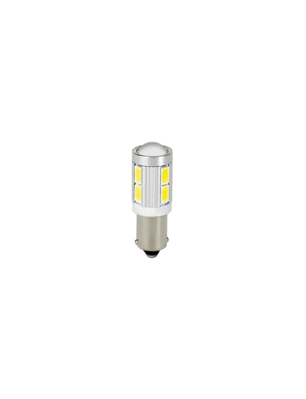 9/32V Led Series - 10 SMD - (T4W) - BA9s - 2/20 pz - D/Blister - Bianco - Doppia polarità