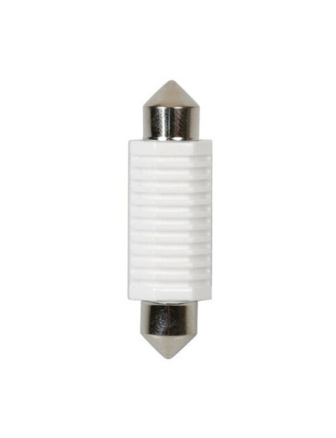 9/32V Led Series - 2 SMD x 1 chip - 12x41 mm - SV8,5-8 - 1 pz - D/Blister - Bianco - Doppia polarità - Resistenza incorporata