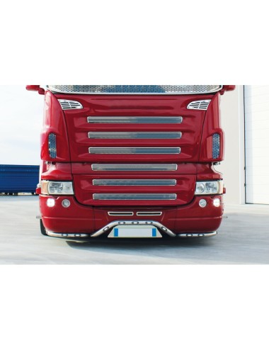 Barra paraurti con portatarga kit 3 pz 13 fori - SCANIA