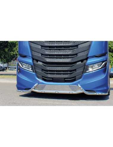 Barra paraurti con portatarga stile H 11 fori- IVECO