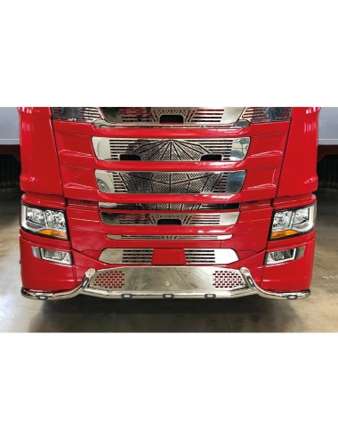 Barra paraurti con portatarga stile H 11 fori- SCANIA