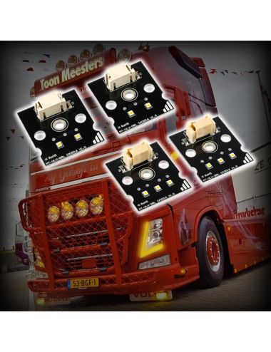 DRL-KIT - Kit di conversione luce diurna - Ambra - Volvo FH 4