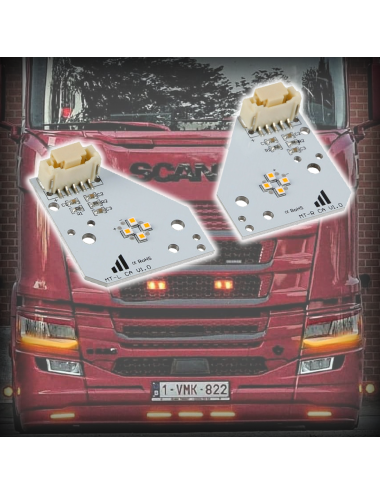 DRL-KIT - Kit di conversione luce diurna - Ambra - Scania S-R-XT Serie 7