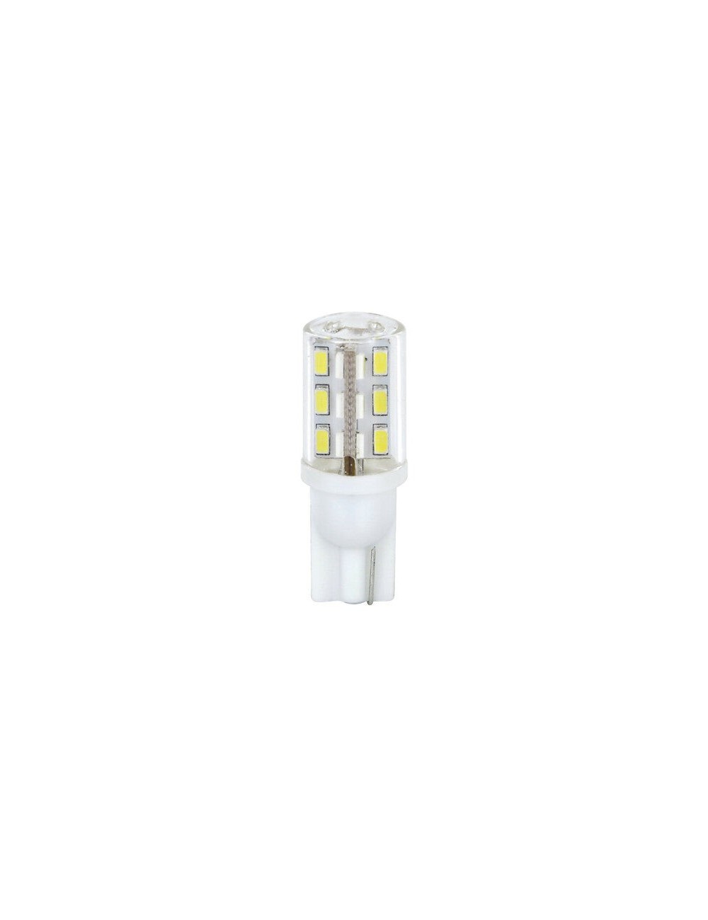 10/30V Mega-Led 24 - 24 SMD x 1 chip - (T10) - W2,1x9,5d - 2 pz - D/Blister - Bianco