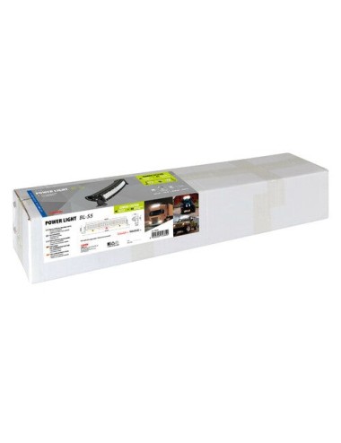 Barra a Led con struttura curva in alluminio, 10/30V - 55 cm