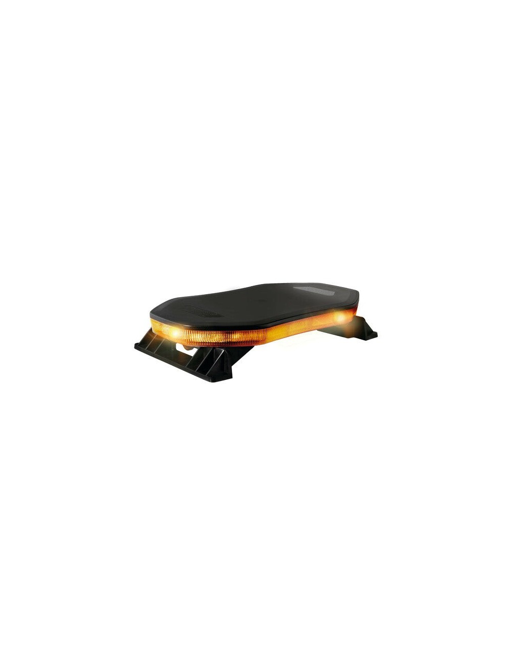 Barra lampeggiante arancio a 64 led, 10/30V - Fissaggio con viti