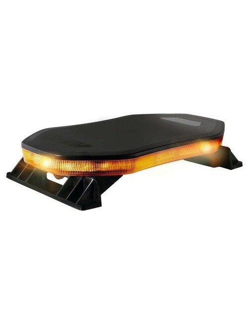 Barra lampeggiante arancio a 64 led, 10/30V - Fissaggio con viti