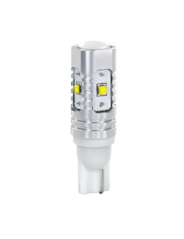 10/30V Mega-Led 45 - 5 SMD x 9 chips - (T10) - W2,1x9,5d - 2 pz - D/Blister - Bianco - Doppia polarità