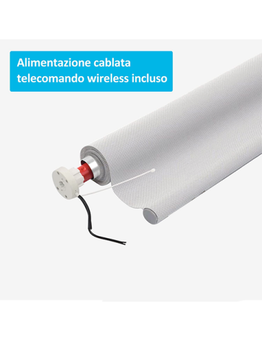 MOTORE 12V ELETTRICO PER TENDE PARASOLE - ACCESSORI E RICAMBI PER TENDE PARASOLE