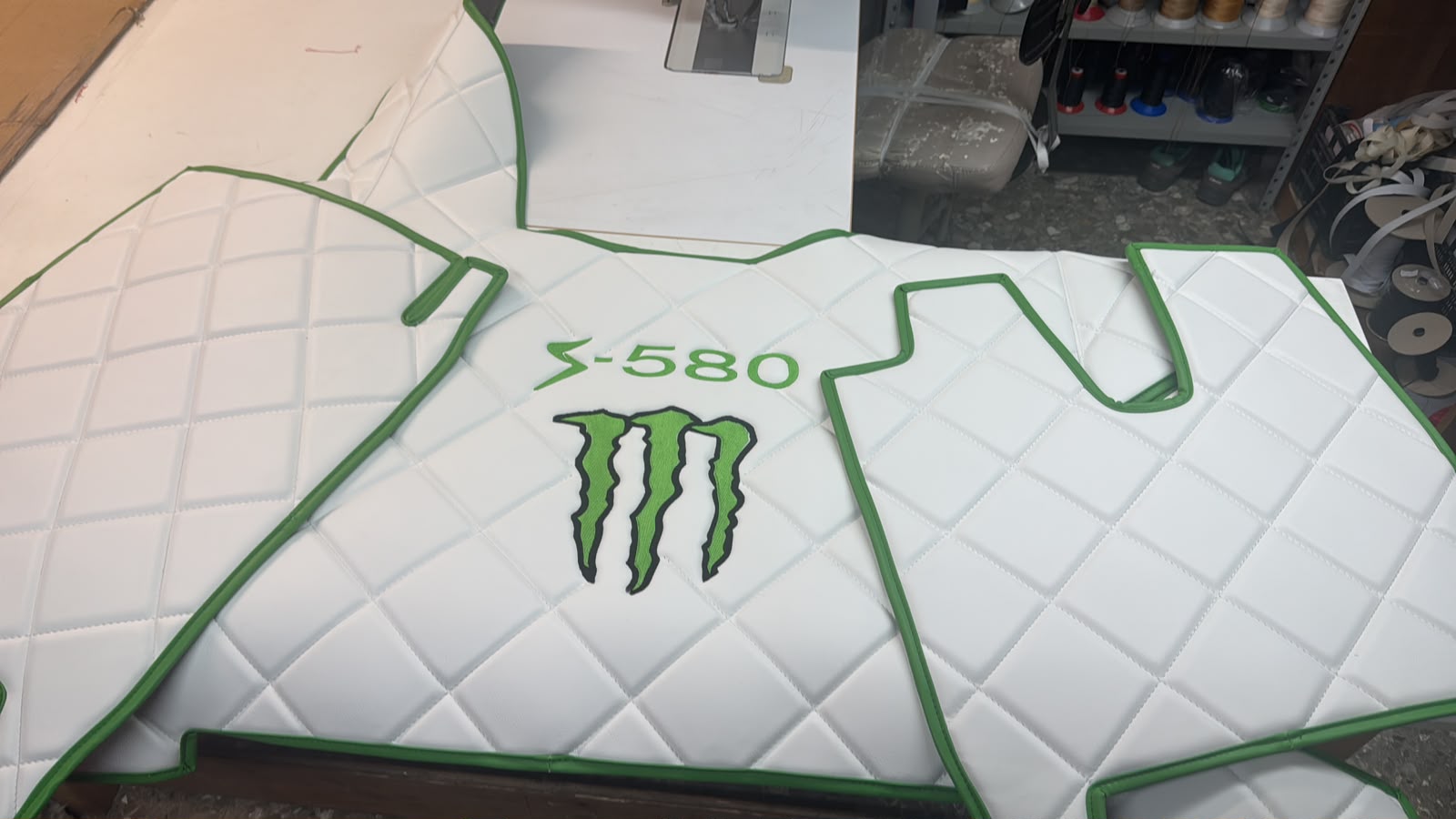 Tappeti bianco / verde