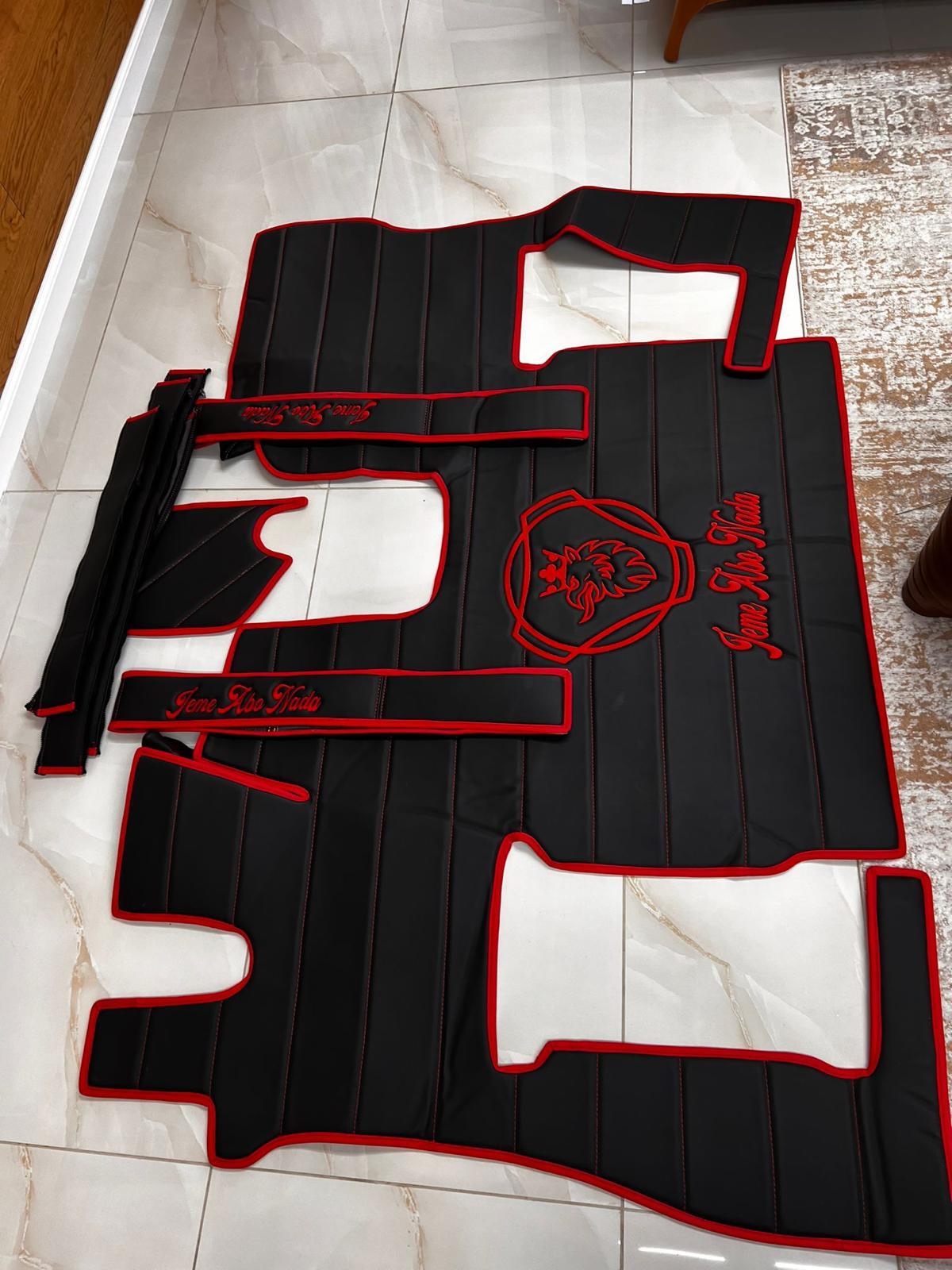 Tappeti nero / rosso
