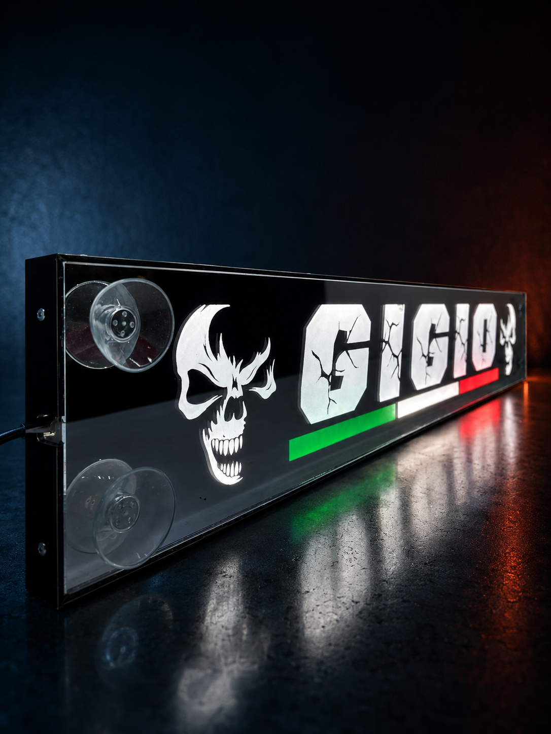 Laser Mono Flag realizzato da Effetruck
