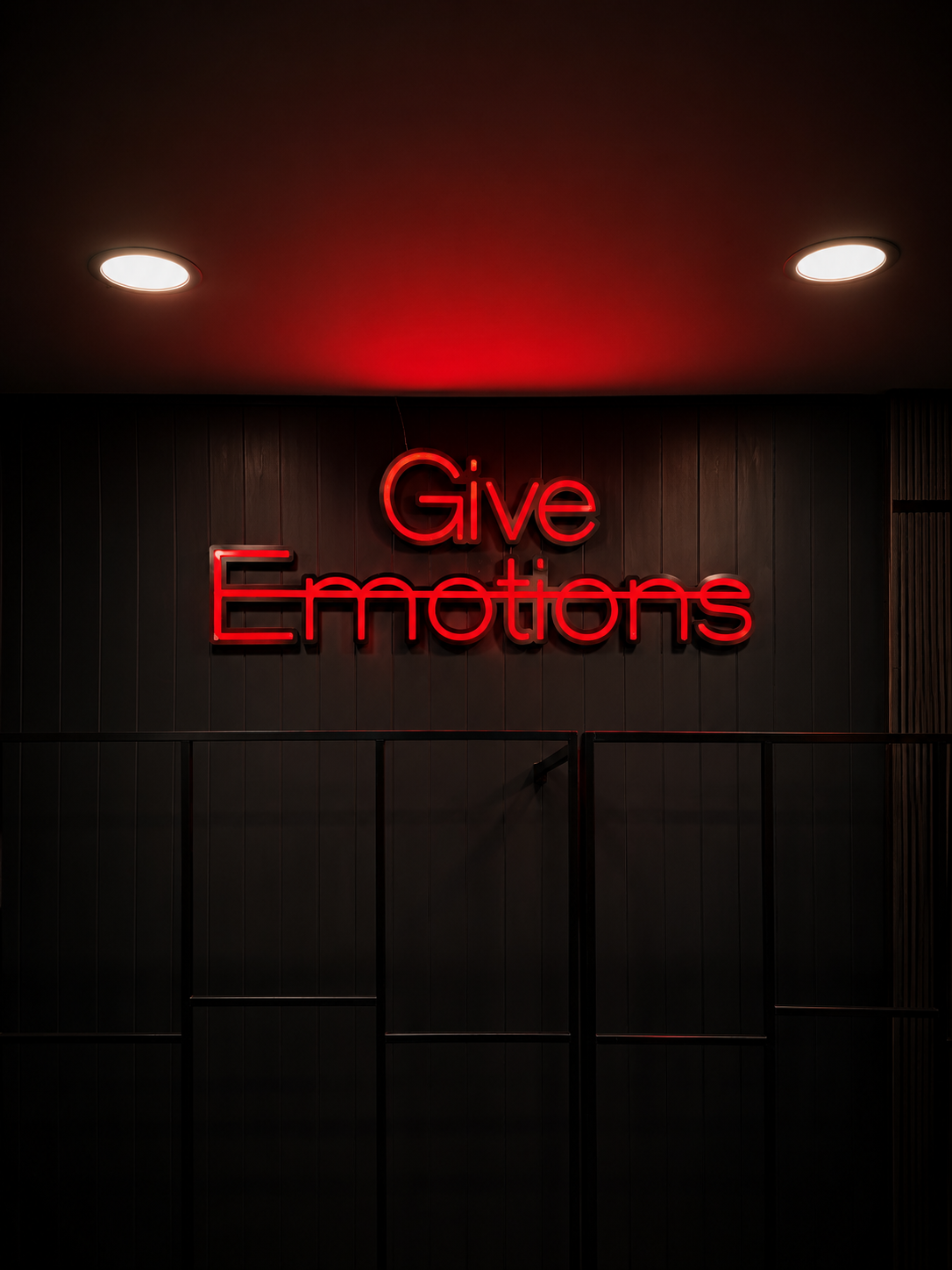 Neonflex Give Emotions realizzato da Effetruck