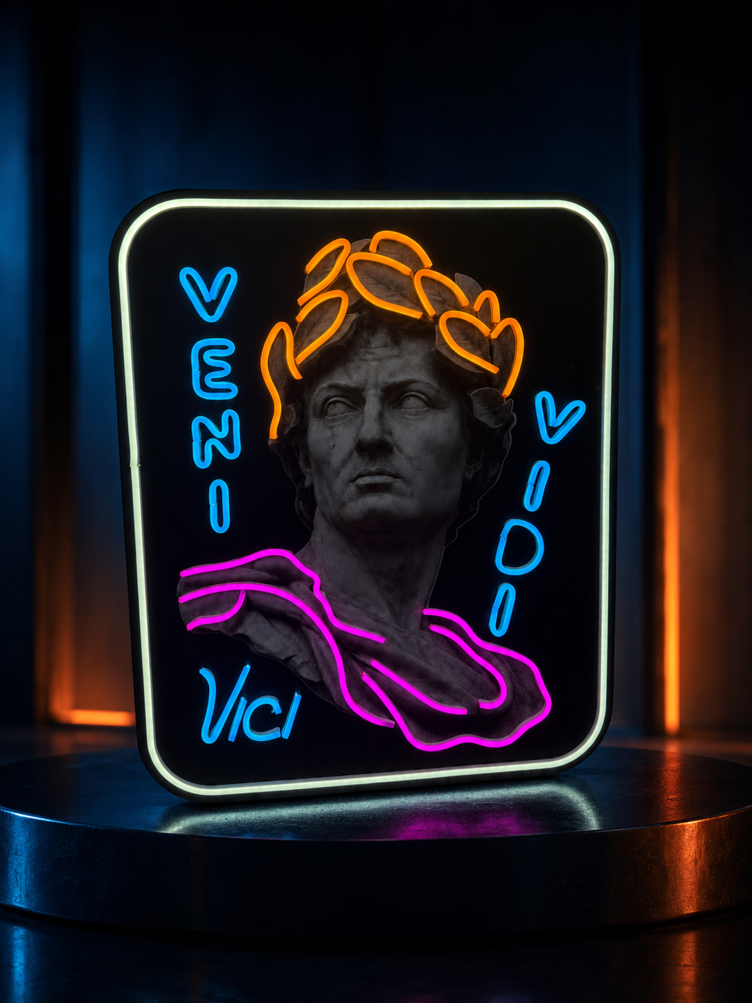 Neonflex Veni · Vidi · Vici realizzato da Effetruck