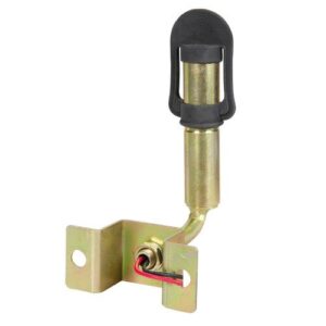 Fix-8, Staffa con perno e spinotto DIN per luce di segnalazione, attacco tubolare